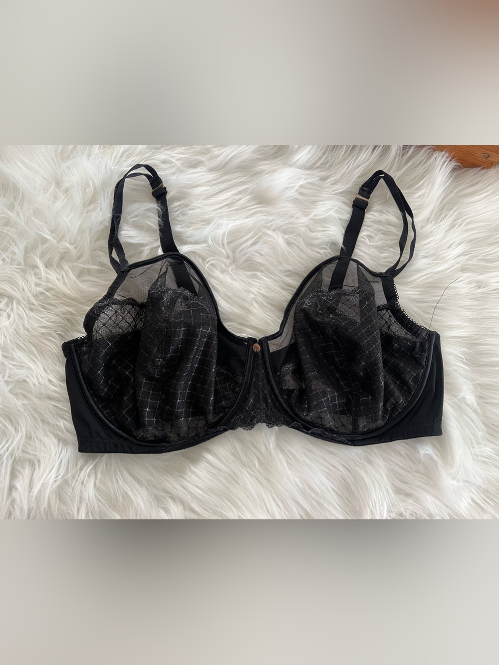 Cacique Black Lace Underwire Bra